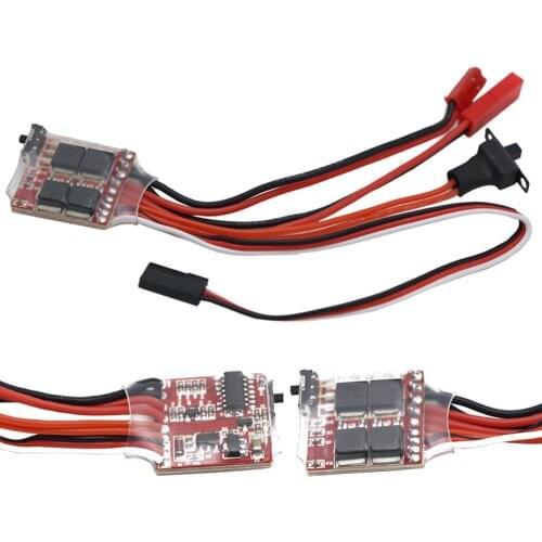 RC ESC,1pcs 20A Brushed Electronic Speed Controller With Brake/3.0V-9.4V 2KHz Driver For RC Car Boat Tank