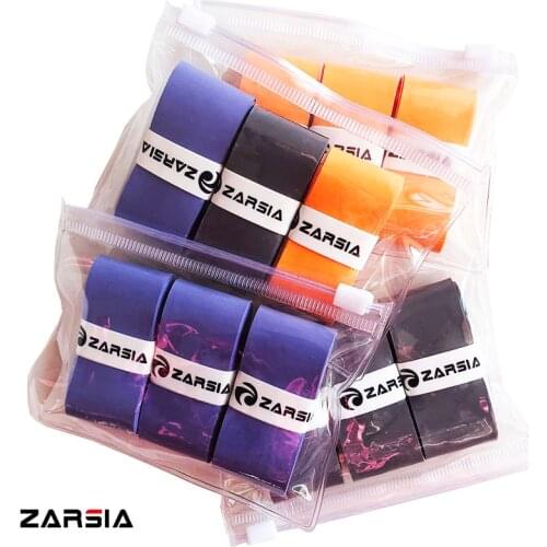 3pcs/pack) ZARSIA Taiwan Made PU tennis overgrip tacky badminton racket overgrip durable tennis racket grips
