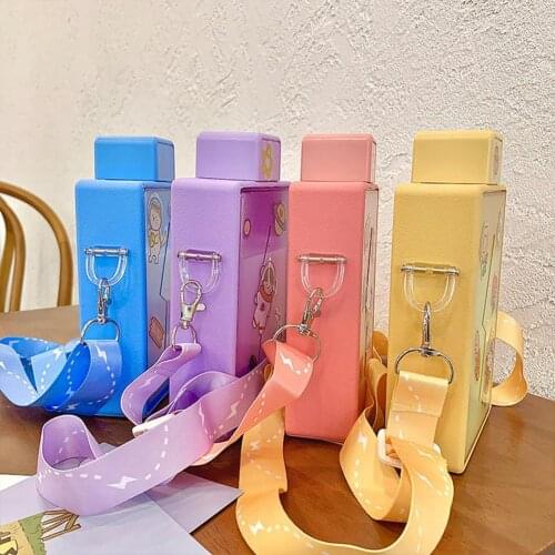 50%HOTWater Bottle Square Large Capacity Plastic Portable Water Cup for Home