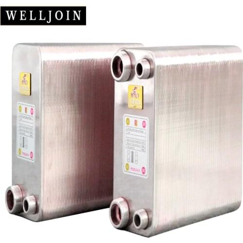 60 Plates stainless steel heat exchanger Brazed plate type water heater SUS304