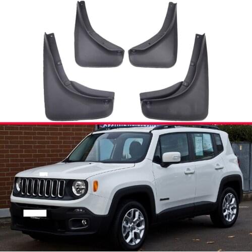 For Jeep Renegade 2015-2019 Mud Flaps Splash Guards Fender Mudguard Kit Mud Flap Splash Guards Mudguard Car styling 4PCS
