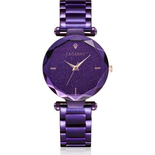 Luxury Brand CAGARNY Watch Women Dress Fashion Quartz Watches Female Full Steel Clock Women Reloj Mujer 2018