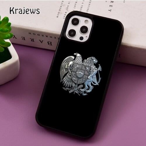 Armenia Albania Russia flag Emblem phone Case For iPhone 5 SE 2020 6S 7 8 Plus 12 mini 11 Pro X XR XS Max Samsung S9 S10 Cover