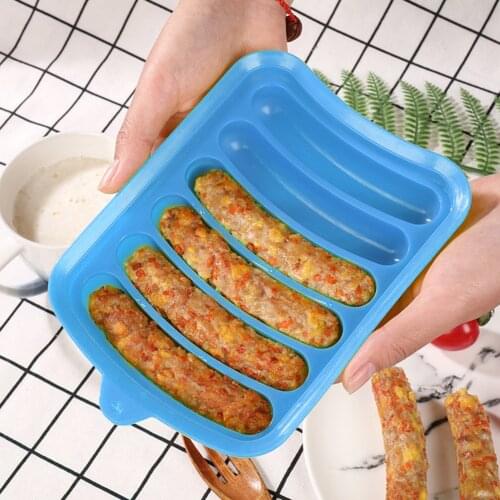 Hand made sausage mold safety rapid prototyping non stick hot dog tools kitchen making refrigerated DIY silicone accessories