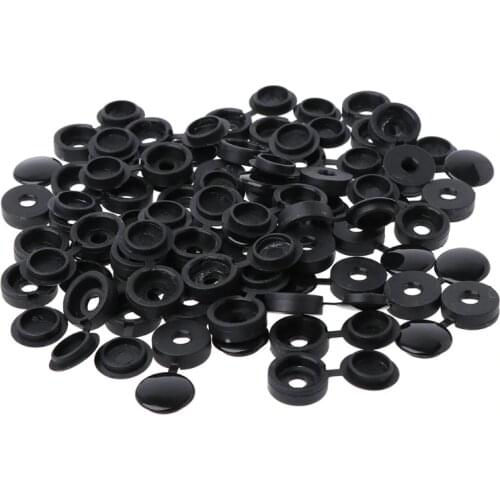 2019 New New 50 Pcs Hinged Plastic Screw Cover Fold Caps Button For Furniture Decorative Cover Accessories High Quality