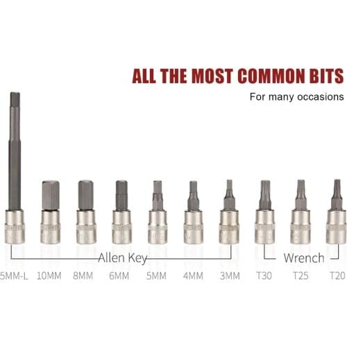 New Bicycle Repair Tools Kit Bike Torque Wrench Allen Key Tool Socket Set Road for MTB Bike accessories Hабор инструментов