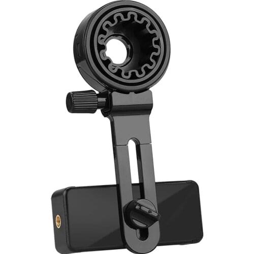 NEW-Telescope Cell Phone Adapter Mount,Universal Compatible Binocular Monocular Spotting Scope Telescope