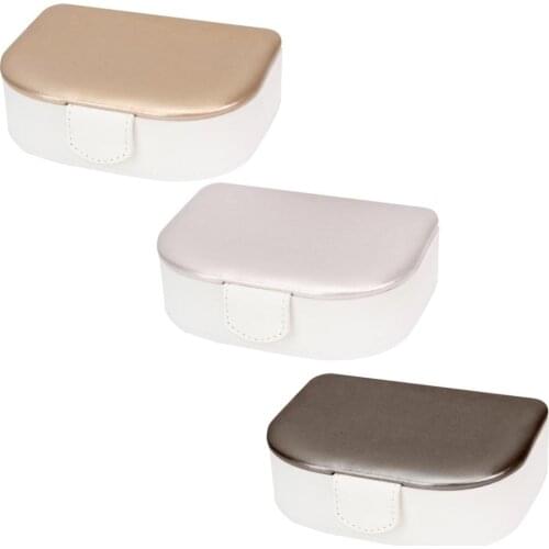 Luxury PU Jewelry Storage Box Necklace Earrings Display Box Non-deformable