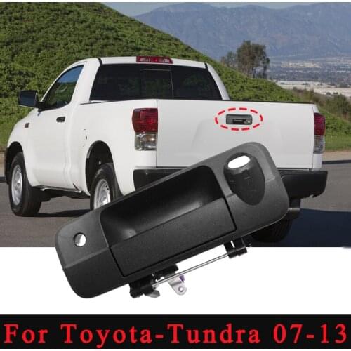 69090-0C051 For Toyotas Pickup Tundra 2007-2013 Outer Rear Tailgate Handle W/Rear Camera Hole Texture Black 690900C051 Auto Part