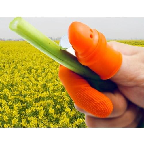 Garden Hand Tools Picking Device Thumb Cutter Separator Finger Tools for Garden Harvesting Plant Gardening Pruning Tools TSL1