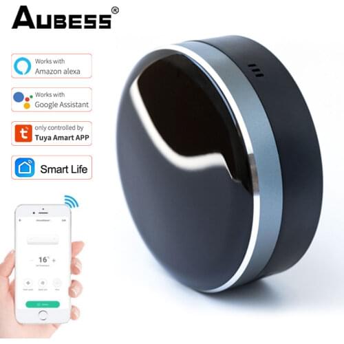 Tuya wifi RF IR universal remote control host support RF433 Infrared TV air conditioner set-top box alexa Amazon google home