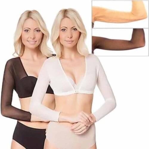 Amazing Arm Sleeve Shapewear Sexy Crop Tops Slimming Control Plus Size Seamless Arm Shapewear Shaper Sports underwear Fashion