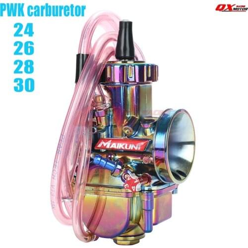 Universal Motorcycle 21 24 26 28 30 32 34mm PWK Carburetor Carburador For Keihi Maikuni Carburetor Scooter ATV Quad UTV DIRT