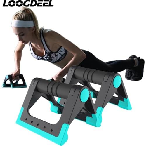LOOGDEEL 1 Pair Fitness Equipment Push Up Bar Push-Up Stands Push-up Rack Building Chest Muscles Home Gym Exercise Training