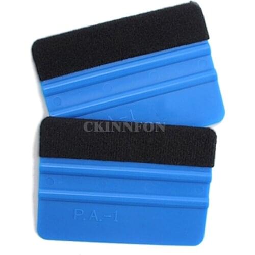 500Pcs/Lot Vinyl Plastic Car Squeegee Decal Wrap Applicator Soft Felt Edge Scraper