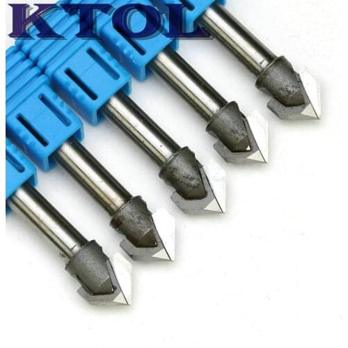 6x10mm 90 Degree V Groove Router Bit CNC Carbide Chamfer Tools Woodworking Milling Cutters for Wooden Door 3D Engraving Carving