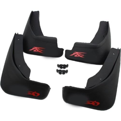 Car Front Rear Fender Flares Splash Guards Mudguard Mudguards For Ford Fiesta Hatchback 2009-2016