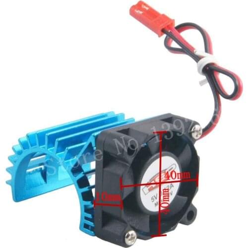 RC Car Motor Aluminum Alloy 380 390 Motor 28006 Heatsink DC 5V 0.12A Brush Brushless Fan HSP RC Parts For 1/16th Models Hobby