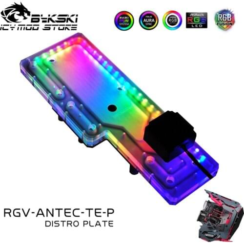 Bykski Waterway Board Reservoir Liquidcooling System Water Tank Acrylic Tranperant for Antec TORQUE RGV-Antec-TE-P