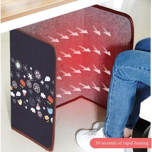 Heater Electric Heating Foldable Thermostat Small Electric Foot Warmer Office Household Foot Feet Warmer Heating Mat