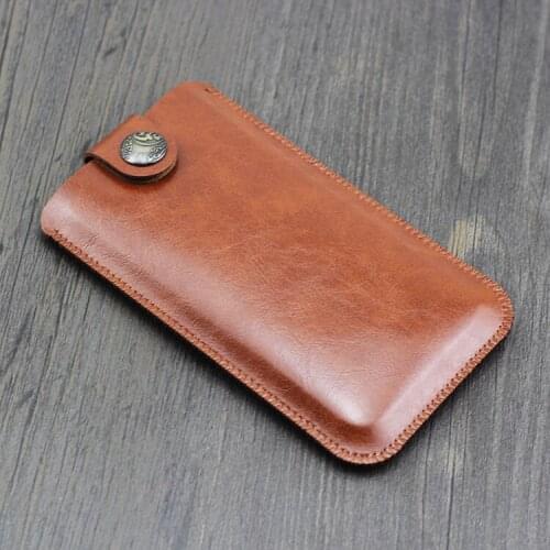 FSSOBOTLUN,For VKworld S8 4G 5.99 inch Phone Case Sleeve Pouch Cover Bag Handmade Microfiber Leather Protective Case