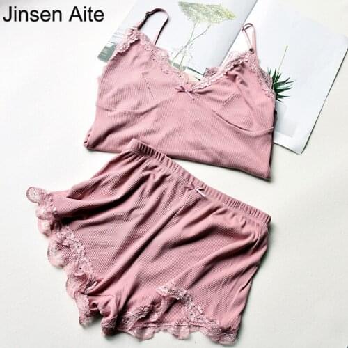 Jinsen Aite Womens Summer Pajamas