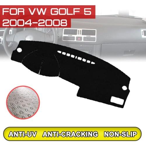 For Volkswagen Golf 5 2004 2005 006 2007 2008 Car Dashboard Mat Anti-dirty Non-slip Dash Cover Mat UV Protection Shade