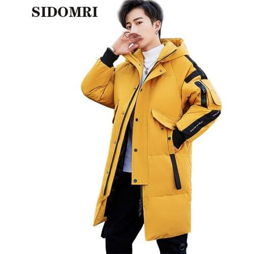 Mens down jacket short version of thick down jacket mens overalls loose winter coat cotton-padded coat mid-long style