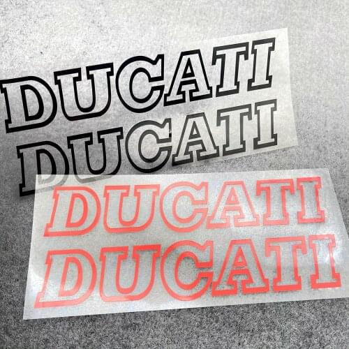 A Set Of Motorcycle Multicolor Vinyl Reflective Stickers Fuel Tank Side Body Pedal Stickers Fairing Racing Logo Ducati CUCATI