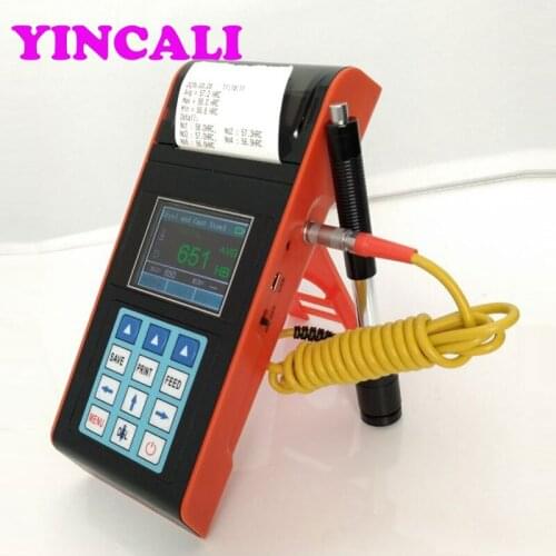 Newly Version Color Portable Leeb Hardness Tester YHT400A with Print Hardness Scale HL, HB, HRB, HRC, HRA, HV, HS Hardness Meter