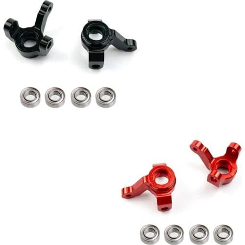 For XIAOMI JIMNY XMYKC01CM 1/16 RC Car Upgrade Parts Metal Front Steering Knuckle Cup with Bearing Accessories