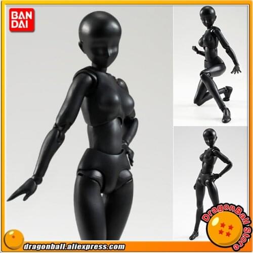 Original BANDAI Tamashii Nations S.H.Figuarts / SHF Action Figure - Body-chan (Solid black Color Ver.)