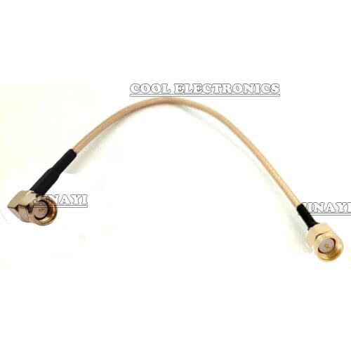 RG316 SMA Male Straight to SMA Right Angle Male Plug Jumper Pigtail Cable 1m 5m 10m