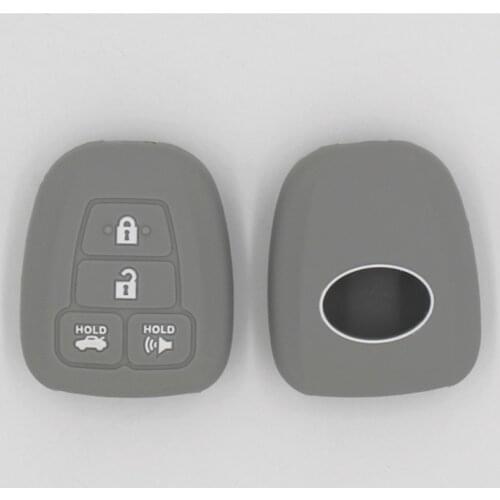 Silicone Car Styling Key Case Cover Key Shell Protector for Toyota Corolla Camry RAV4 Yaris Avalon 4-Runner Scion XD XB IQ TC