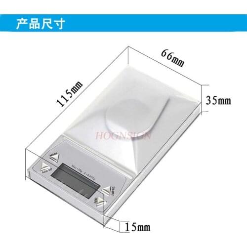 Precision Jewelry Electronics Weigh 0.001g Gold Weigh Gram Weigh High Precision Powder Lipstick Balance