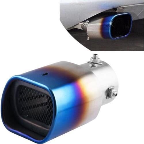 Car Refit Universal Accessory General Stainles Steel Tailpipe Silencer 2.5 inch Interface