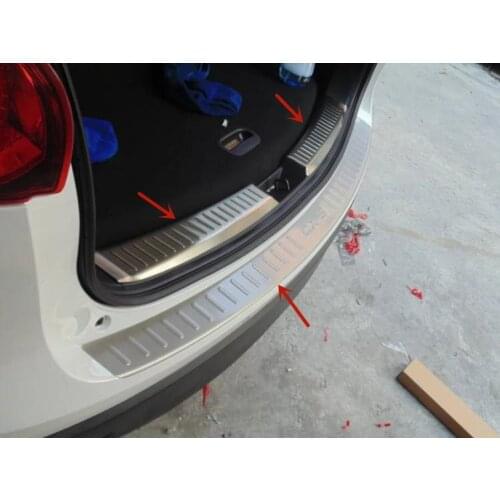 High-quality stainless steel Trunk threshold Shield Scratch protection decoration car accessories For Mazda CX-5 2013-2015