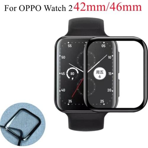 3D Screen Protector Film for Oppo Watch 2 42mm 46mm Smart Watch Full Cover Edge Soft Curved Film for Oppo Watch2 46mm 42mm New