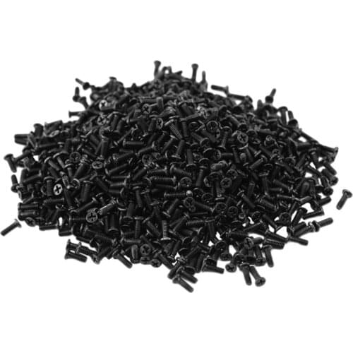 1000/Pcs Round Flat Head Screw Cross Notebook Computer Screw M1.4X4mm