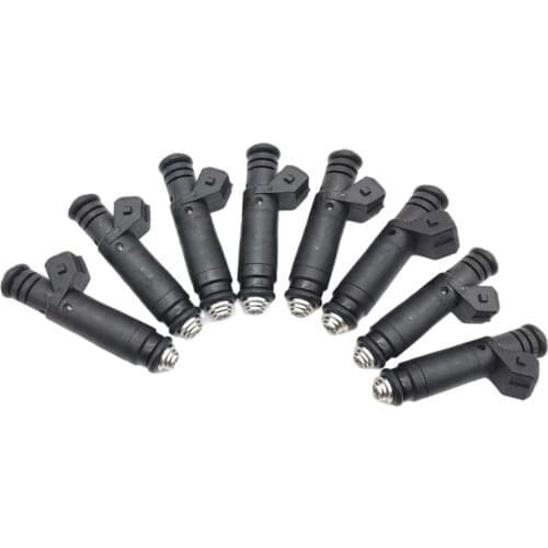 8Packs Universal 60LB 650cc Fuel Injectors Nozzles Replacements FI114961 Black