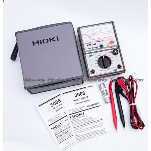 Fast arrival HIOKI 3008 Analog Multimeters 1m drop resistance to limit short-circuit current industrial field use