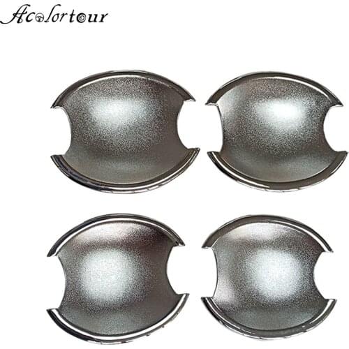 Car Stickers Styling ABS Chrome Door Bowl Handle For Nissan Qashqai J10 2008 2015 Door Bowl Protective Cover Trim Accessories