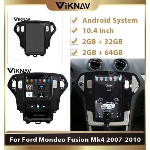 Car gps navigation multimedia player for ford mondeo fusion Mk4 2007-2010 android radio head unit tape recorder video player