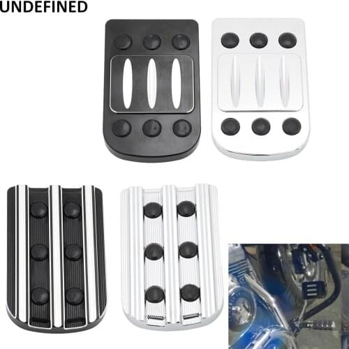 Motorcycle Brake Pedal Large Pad Cover Aluminum For Harley Touring Road King Electra Street Glide FLTR Softail FLST Dyna FLD Tri