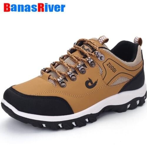 EAV sole Outdoor Sport Shoes Man Light Casual Trekking suede Woodland Hunting Tactical Sneakers Plus Size Lace-Up Flats Comfort