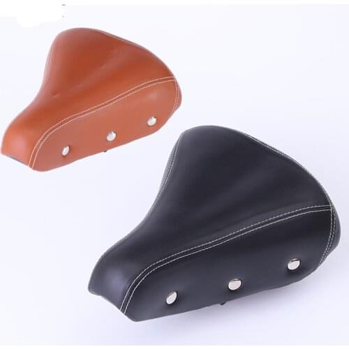 G187 bicycle saddle Vintage bicycle seat leather saddle comfortable seat bicycle accessories seatstay Rivet saddle
