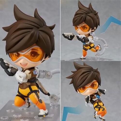Game OW 730 Cute Kawaii Tracer PVC Action Figure Model Toys Doll