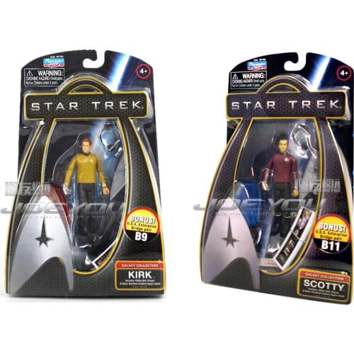 Star Trek Galaxy Collection Kirk Scotty Desk and Chair Joints Movable Action Figure Model Ornament Toys Children Gifts