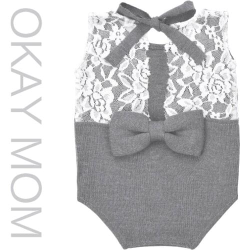 Baby Girls Lace Romper Clothing Newborn Photography Props Infant Baby Photo Shoot Accessories Crochet Costume Outfits Clothes