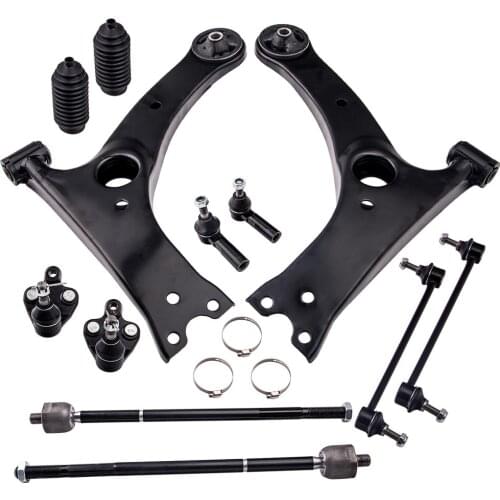 12X Suspension Kit Front Lower LH RH Control Arms for Pontiac Vibe 2003 - 2008 for Toyota Matrix